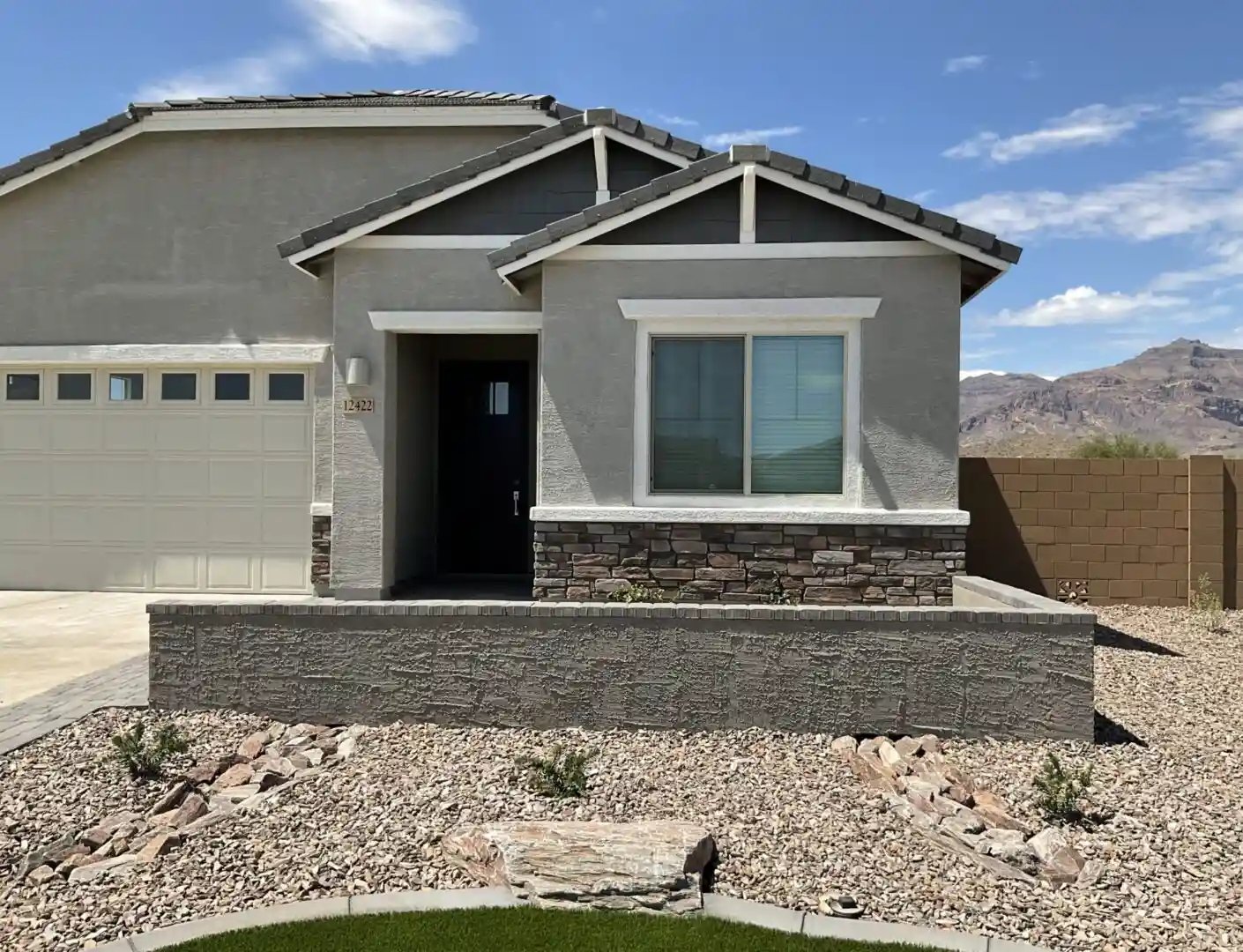 Block Wall Fence Installation