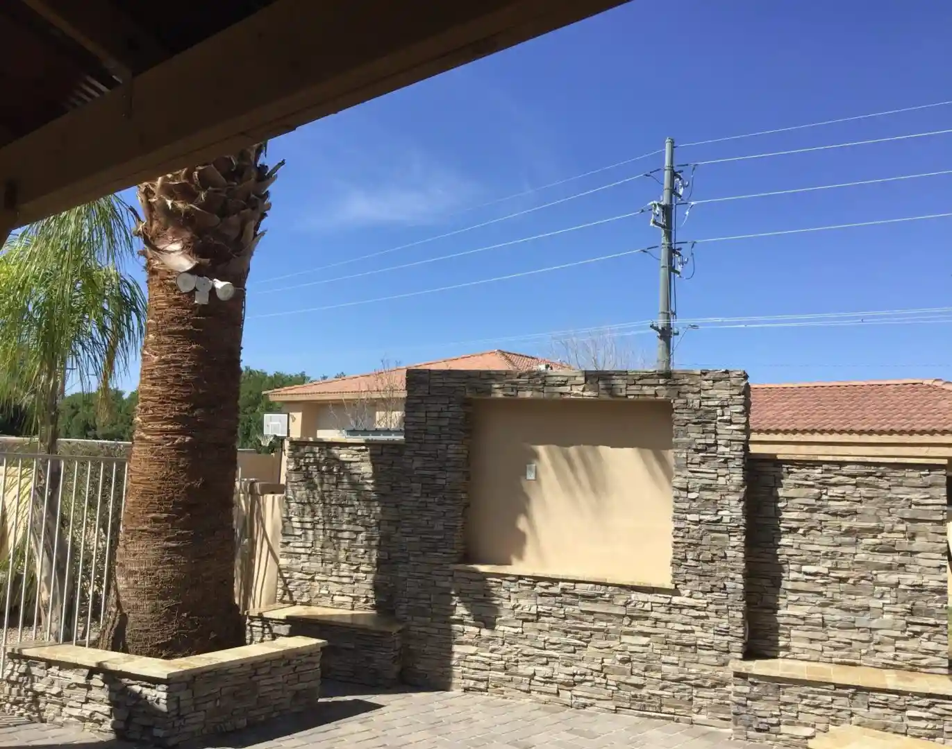 Block Wall Fence Installation