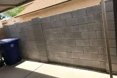 Block Wall Fence Installation