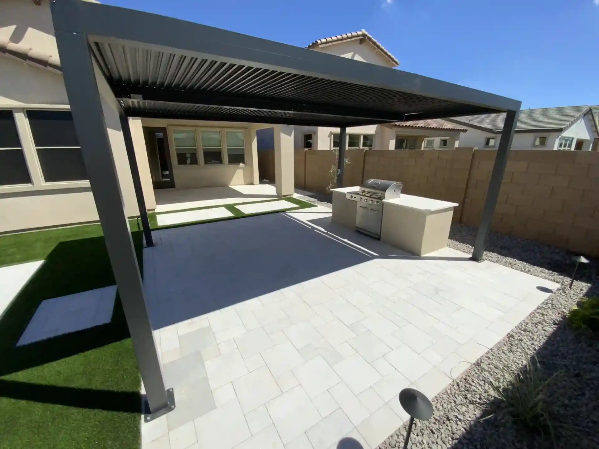 Before and After Landscaping San Tan Valley Arizona