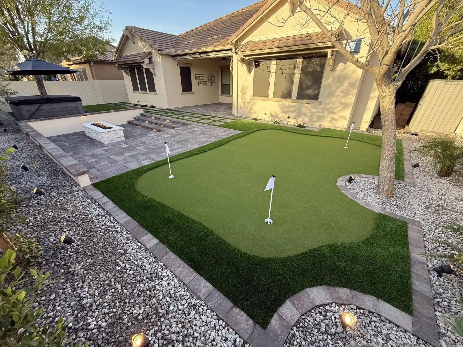 Before and After Landscaping San Tan Valley Arizona