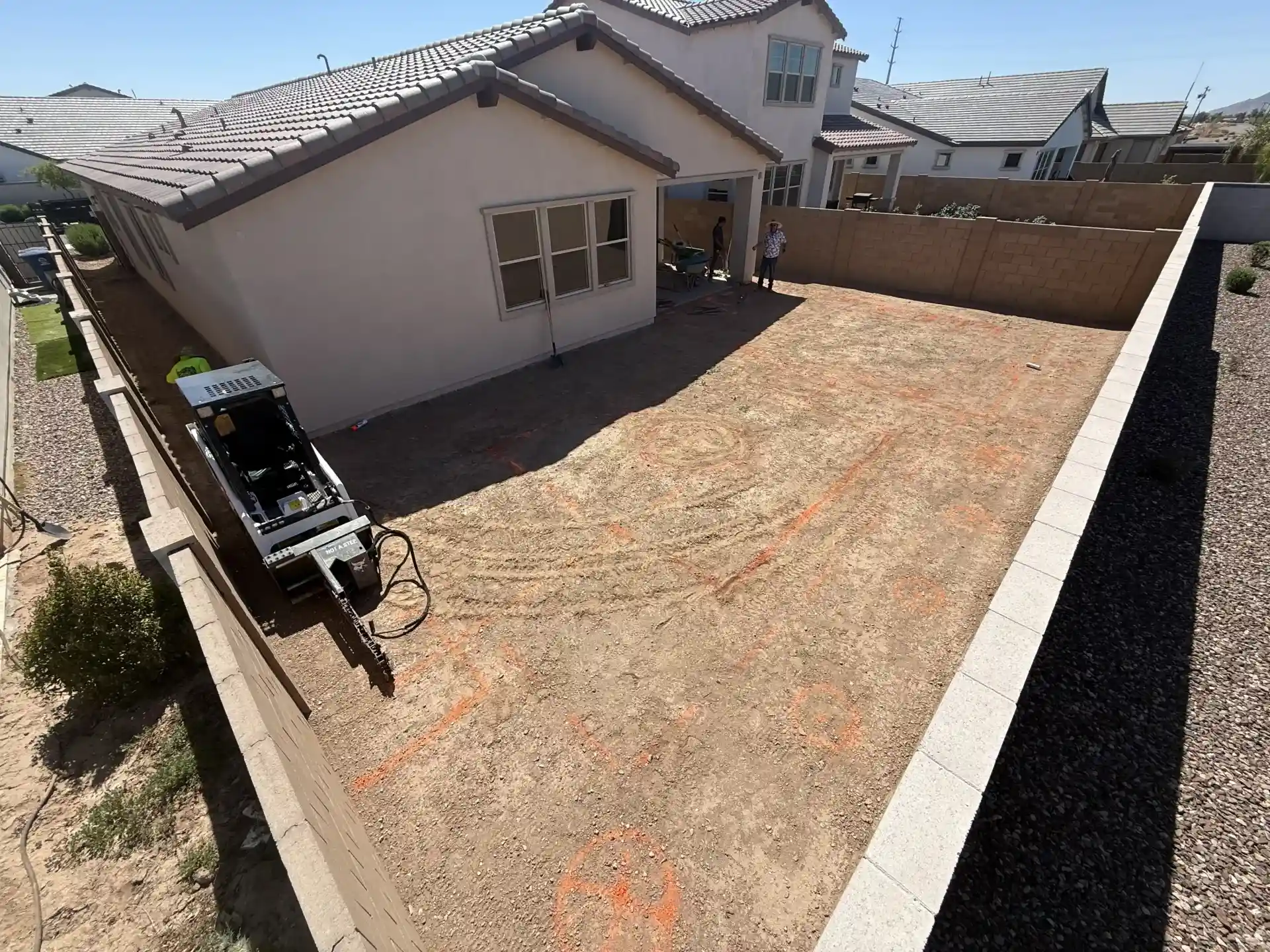 Before and After Landscaping San Tan Valley Arizona Before and After Landscaping San Tan Valley Arizona