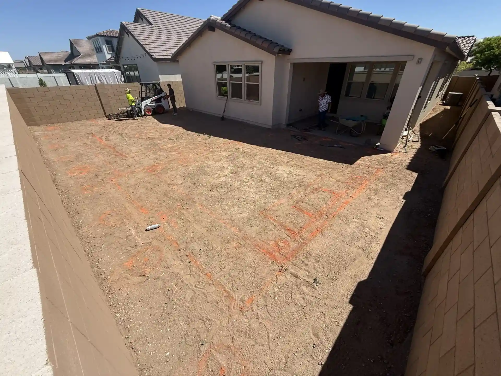 Before and After Landscaping San Tan Valley Arizona Before and After Landscaping San Tan Valley Arizona